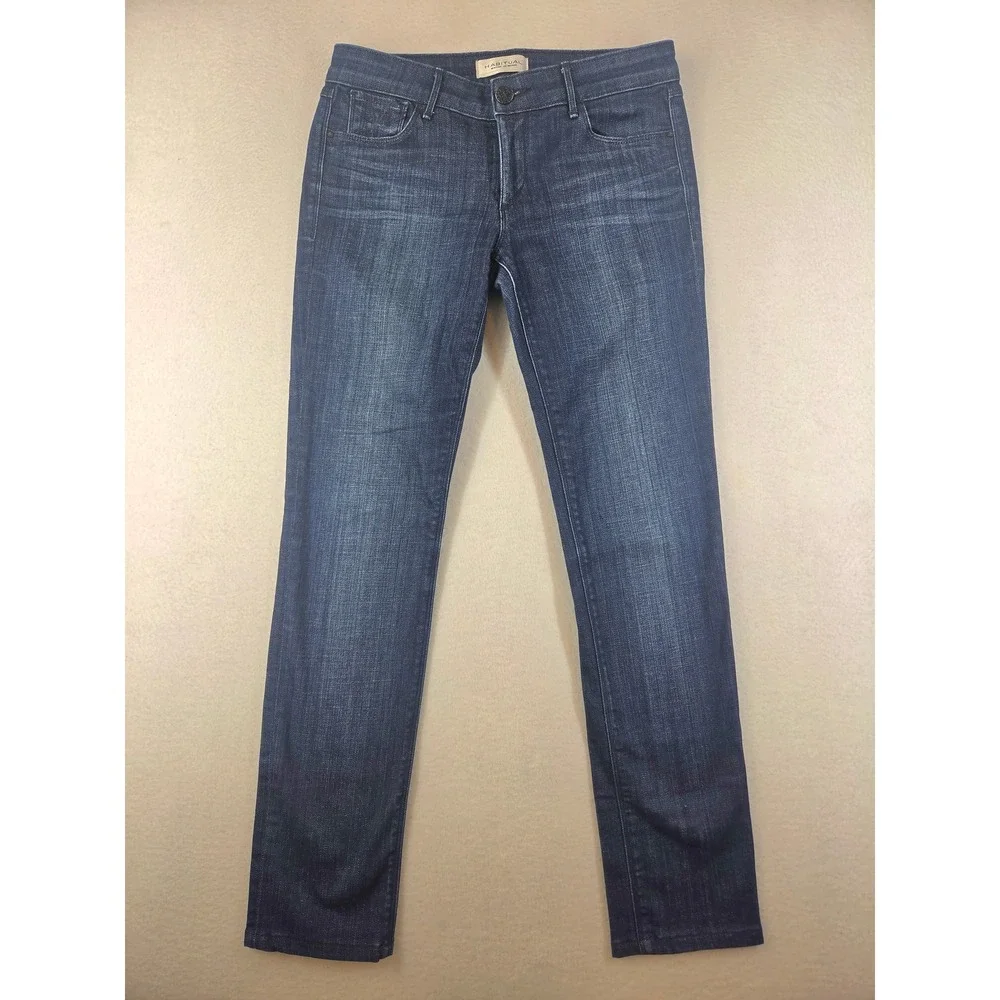 Habitual Alice Skinny Jeans Womens 27 Dark Wash Indigo Denim Made in USA 30x30